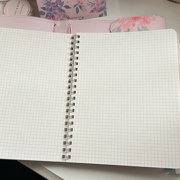 🎀Simply Gilded pretty in pink Bundle Floral B6 Travelers planner with extras 🎀 - Picture 8 of 9